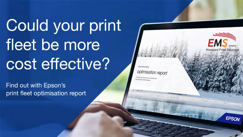 EMS Copiers Optimisation Report Advert