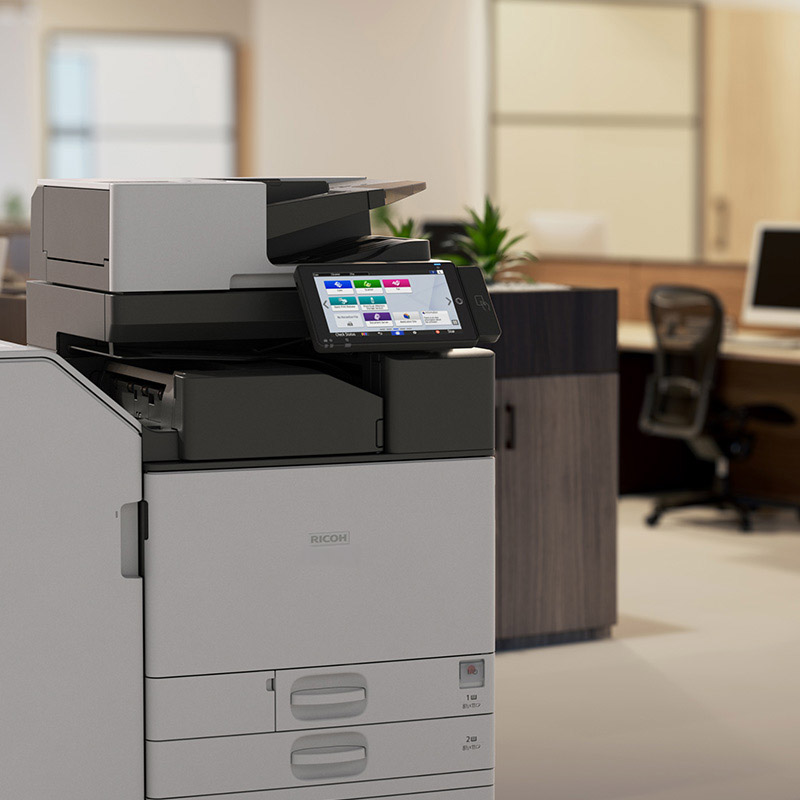 Printer in an office