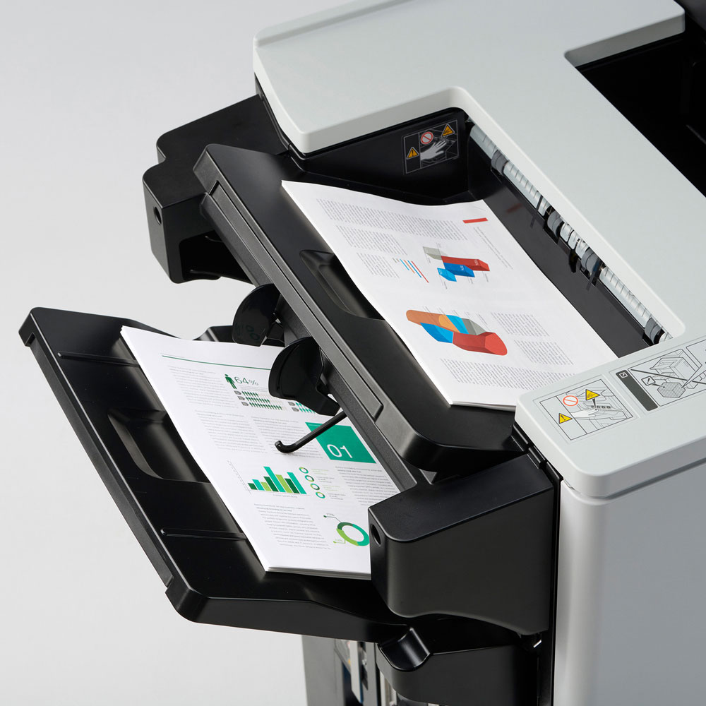 Paper Trays, overhead view