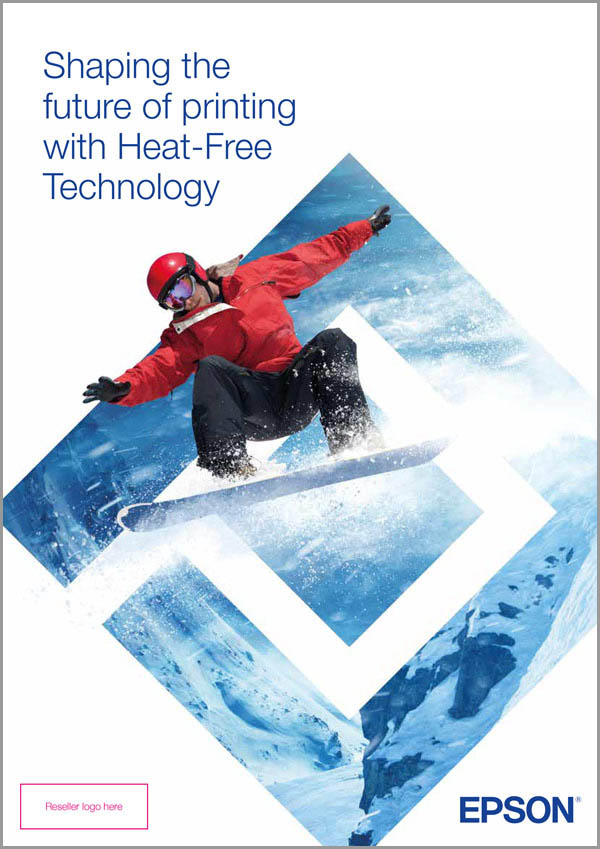 Epson Shaping the future of printing with Heat Free Technology, Brochure Cover