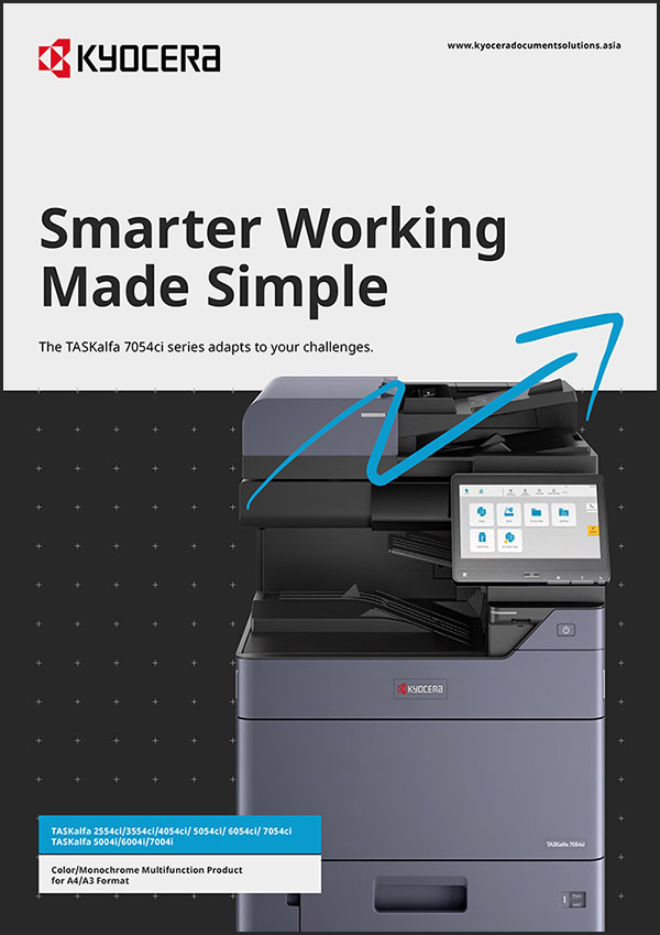 Kyocera TASKalfa, Brochure Cover
