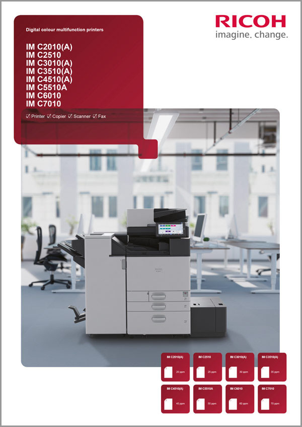 Ricoh 3010 and 3510, Brochure Cover