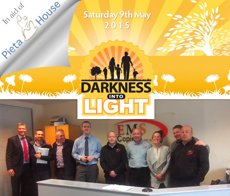 EMS Copiers Team for Darkness Into Light Run